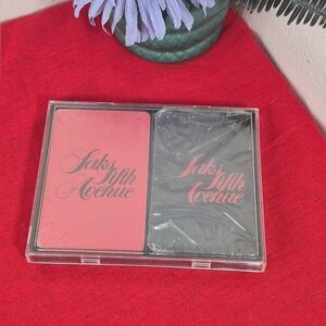 Vintage Saks Fifth Avenue Playing Cards 2 Decks